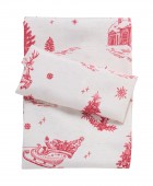 DAS HOME CHRISTMAS RUNNER 45Χ140 0772 ECRU, RED Ράνερ - Σουπλά Χριστουγεννιάτικα