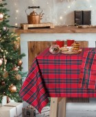 DAS HOME CHRISTMAS ΤΡΑΠΕΖΟΜΑΝΤΗΛΟ 140Χ180 0769 GREEN, RED Τραπεζομάντηλα Χριστουγεννιάτικα