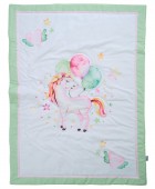 DAS BABY ΠΑΠΛΩΜΑ FUN DIGITAL 4919 MINT, PINK, WHITE 110Χ150 Βρεφικά Παπλώματα