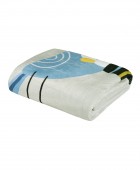 DAS BABY ΚΟΥΒΕΡΤΑ FLEECE 80X110 BABY FUN 4914 BLUE, GREY, MINT Αγκαλιάς-Λίκνου