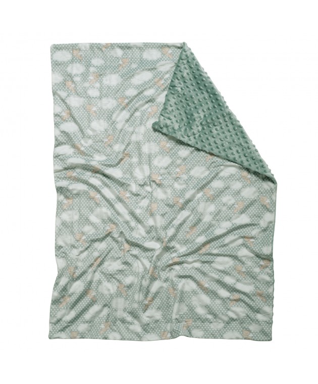 DAS BABY ΚΟΥΒΕΡΤΑ FLEECE 75X100 RELAX 4901 MINT Αγκαλιάς-Λίκνου