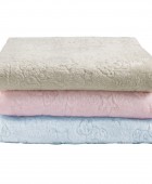 DAS BABY ΚΟΥΒΕΡΤΑ FLEECE 75X100 RELAX 4904 PINK Αγκαλιάς-Λίκνου