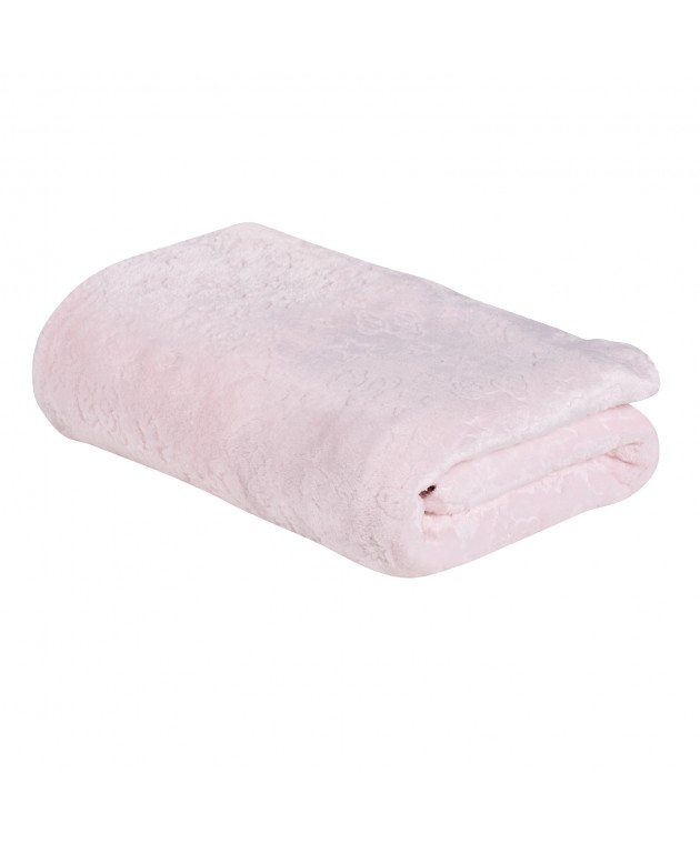 DAS BABY ΚΟΥΒΕΡΤΑ FLEECE 75X100 RELAX 4904 PINK Αγκαλιάς-Λίκνου