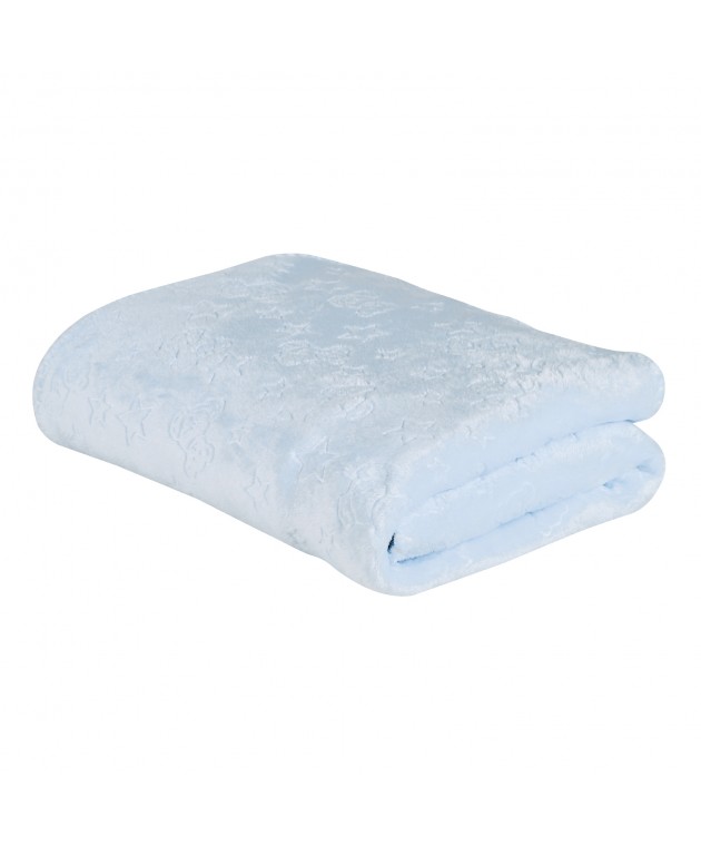 DAS BABY ΚΟΥΒΕΡΤΑ FLEECE 75X100 RELAX 4905 LIGHT BLUE ΝΕΕΣ ΑΦΙΞΕΙΣ