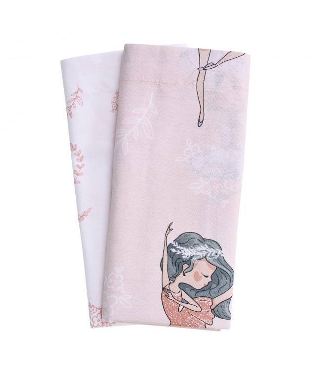 DAS BABY ΣΕΤ ΣΕΝΤΟΝΙΑ ΛΙΚΝΟΥ FUN 4913 LILAC, PINK Βρεφικά Σεντόνια Λίκνου-Καλαθούνας