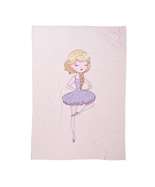 DAS BABY ΚΟΥΒΕΡΤΑ FLEECE 110Χ150 BABY FUN 4913 LILAC, PINK Κούνιας