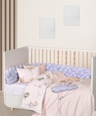 DAS BABY ΚΟΥΒΕΡΤΑ FLEECE 110Χ150 BABY FUN 4913 LILAC, PINK Κούνιας