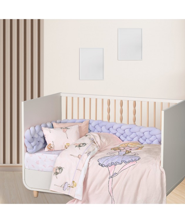 DAS BABY ΚΟΥΒΕΡΤΑ FLEECE 110Χ150 BABY FUN 4913 LILAC, PINK Κούνιας