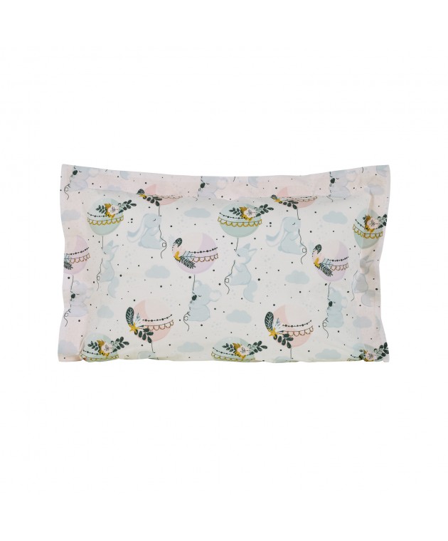 DAS KIDS ΣΕΤ ΠΑΠΛΩΜΑΤΟΘΗΚΗ ΜΟΝΗ 4915 LIGHT BLUE, MINT, PINK, 160Χ240 Παιδικές Παπλωματοθήκες