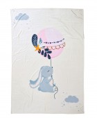 DAS BABY ΚΟΥΒΕΡΤΑ FLEECE 80X110 BABY FUN 4915 LIGHT BLUE, MINT, PINK Αγκαλιάς-Λίκνου
