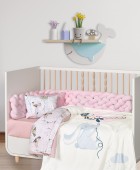 DAS BABY ΚΟΥΒΕΡΤΑ FLEECE 110Χ150 BABY FUN 4915 LIGHT BLUE, MINT, PINK Κούνιας