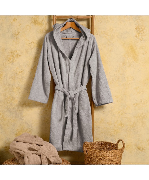 ΜΠΟΥΡΝΟΥΖΙ ΕΝΗΛΙΚΩΝ BLOOM SILVER XLARGE Μπουρνούζια