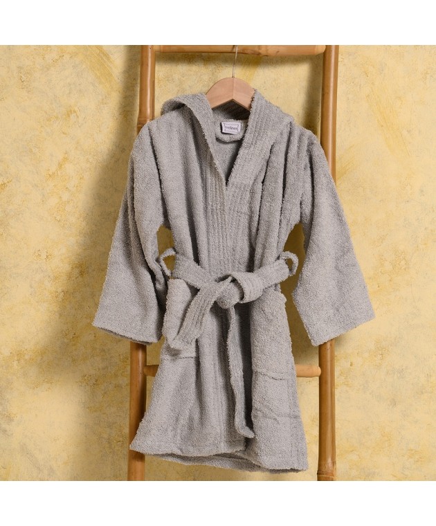 ΜΠΟΥΡΝΟΥΖΙ ΠΑΙΔΙΚΟ BLOOM KIDS SILVER 4-6 ΕΤΩΝ Παιδικά Μπουρνούζια