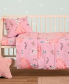 ΠΑΠΛΩΜΑΤΟΘΗΚΗ ΦΑΝΕΛΕΝΙΑ ΚΟΥΝΙΑΣ BALLET PINK (110X160) WINTER LINE ΒΑΒΥ Βρεφικές Παπλωματοθήκες