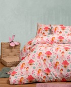 ΠΑΠΛΩΜΑΤΟΘΗΚΗ ΜΟΝΗ MAGIC PINK KIDS LINE (165X245) Παιδικές Παπλωματοθήκες