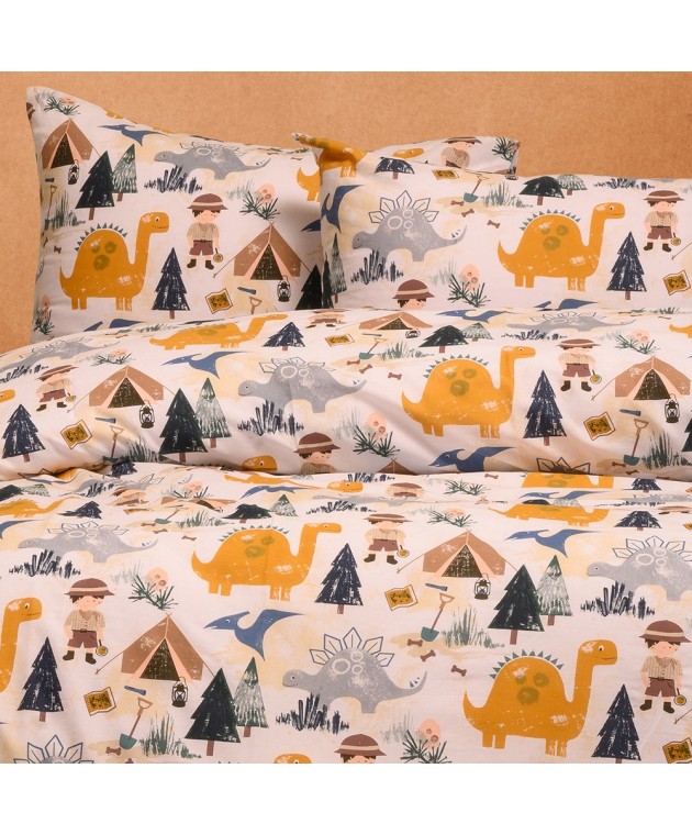 ΣΕΤ ΣΕΝΤΟΝΙΑ ΚΟΥΝΙΑΣ EXPLORER BLUE BABY LINE (120X170) Βρεφικά Σεντόνια