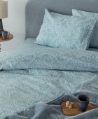 Σετ Παπλωματοθήκη Μονή Flannel Beauty 170x250 FB0232 Παπλωματοθήκες  Μονές Φανελένιες