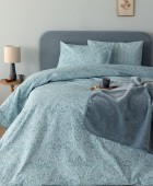 Σετ Παπλωματοθήκη Μονή Flannel Beauty 170x250 FB0232 Παπλωματοθήκες  Μονές Φανελένιες