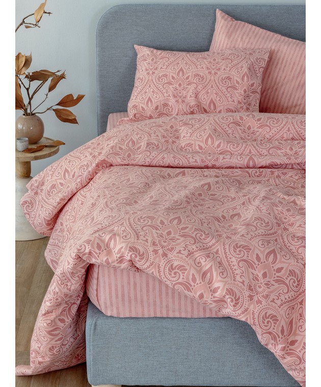 Σετ Παπλωματοθήκη Μονή Flannel Beauty 170x250 FB0233 Παπλωματοθήκες  Μονές Φανελένιες