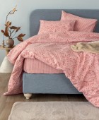 Σετ Παπλωματοθήκη Μονή Flannel Beauty 170x250 FB0233 Παπλωματοθήκες  Μονές Φανελένιες