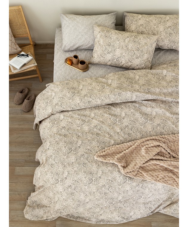 Σετ Μονά Σεντόνια Fashion Life 170x260 FL6243 Χωρίς Λάστιχο Σεντόνια Μονά