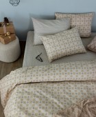 Σετ Μονά Σεντόνια Fashion Life 170x260 FL6254 Χωρίς Λάστιχο Σεντόνια Μονά