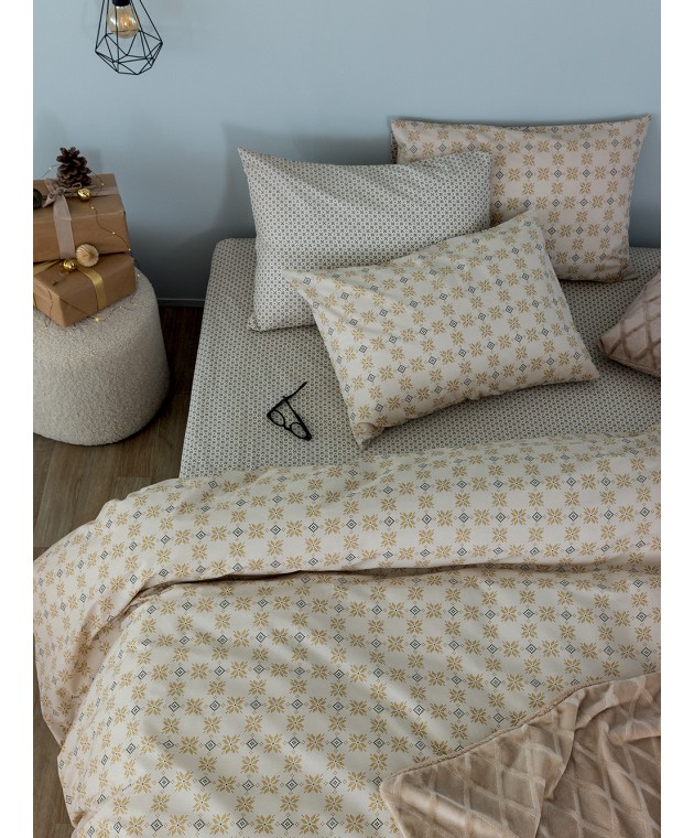 Σετ Μονά Σεντόνια Fashion Life 170x260 FL6254 Χωρίς Λάστιχο Σεντόνια Μονά