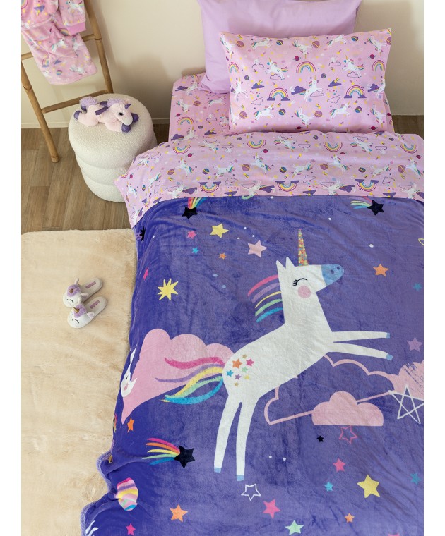Κουβερτα Μονή 160x220 SW102 Κουβέρτες Fleece