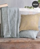 Διακοσμητική μαξιλαροθήκη (40Χ40) KEVYA ΓΚΡΙ, RYTHMOS HOME Μαξιλαροθήκες