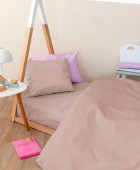 Σεντόνι Κούνιας 130x170 TOTEM MOKA Χωρίς Λάστιχο Βρεφικά Σεντόνια