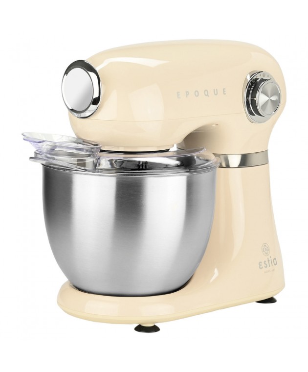 ESTIA ΚΟΥΖΙΝΟΜΗΧΑΝΗ RETRO EPOQUE 1000w ΜΕ ΚΑΔΟ 5lt ΚΡΕΜ Μπλέντερ-Πολυκόφτες