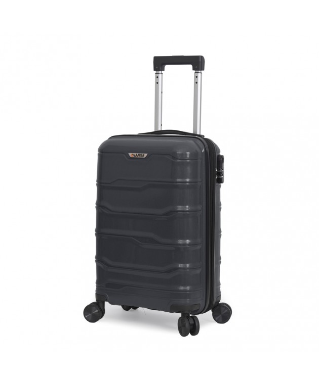 Βαλίτσα Καμπίνας με προέκταση Amber Ανθρακί AM1014 55 x 35 x 20-25 cm Καμπίνας