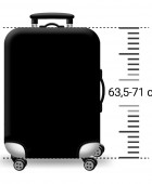 Κάλυμμα Βαλίτσας Large AMBER Airplane AM748-03 Ενηλίκων