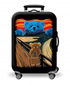 Κάλυμμα Βαλίτσας Large AMBER The Scream Bear AM633-03 Παιδικό