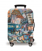 Κάλυμμα Βαλίτσας Medium AMBER City AM696-02 Ενηλίκων