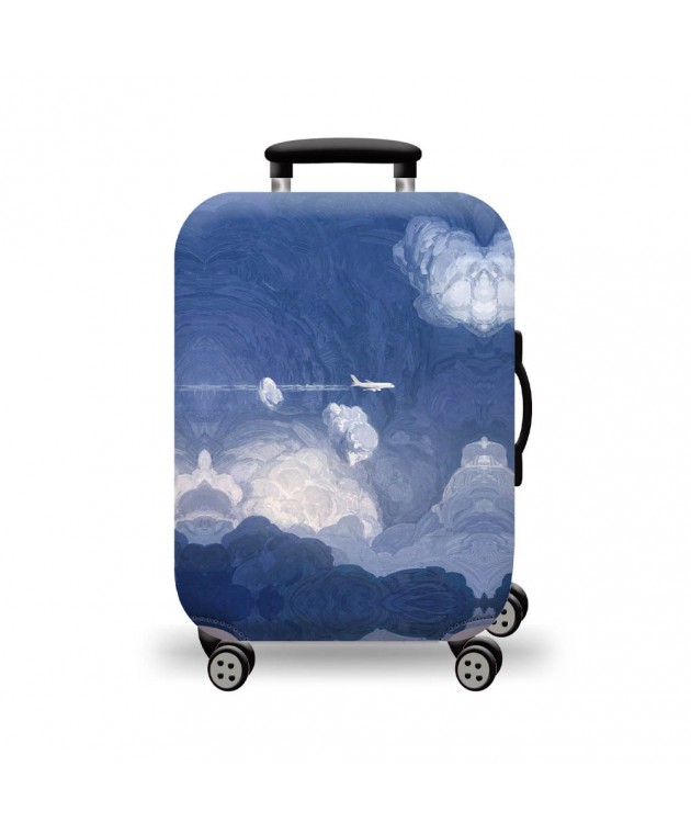Κάλυμμα Βαλίτσας Small AMBER Airplane Art AM750-01 Ενηλίκων