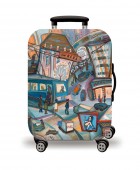 Κάλυμμα Βαλίτσας Small AMBER City AM696-01 Ενηλίκων