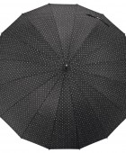 Ομπρέλα Χειροκίνητη Μπαστούνι BENZI Μαύρο Cubes PA108 ΟΜΠΡΕΛΕΣ