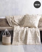 Ριχτάρι τριθέσιου (180X280) VILANO ΕΚΡΟΥ-ΜΠΕΖ, RYTHMOS HOME 