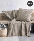 Ριχτάρι τριθέσιου (180X280) VILANO ΓΚΡΙ ΣΚΟΥΡΟ, RYTHMOS HOME 