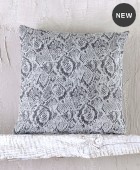 Διακοσμητική μαξιλαροθήκη (40Χ40) SNAKE ΓΚΡΙ, RYTHMOS HOME 