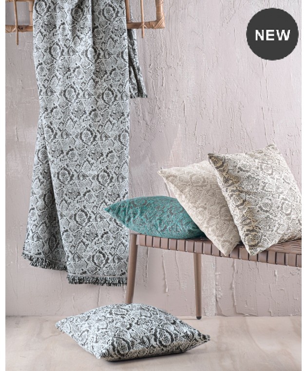 Ριχτάρι πολυθρόνας (160Χ180) SNAKE ΓΚΡΙ, RYTHMOS HOME 