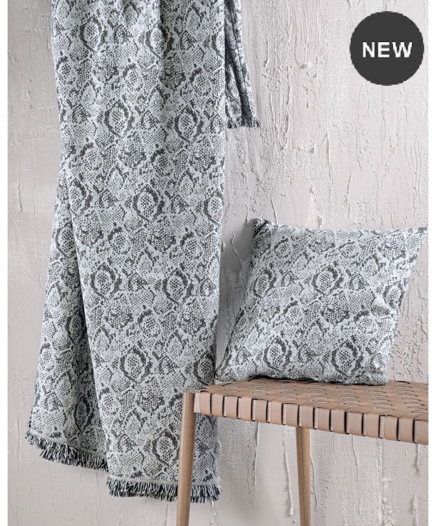 Ριχτάρι πολυθρόνας (160Χ180) SNAKE ΓΚΡΙ, RYTHMOS HOME 