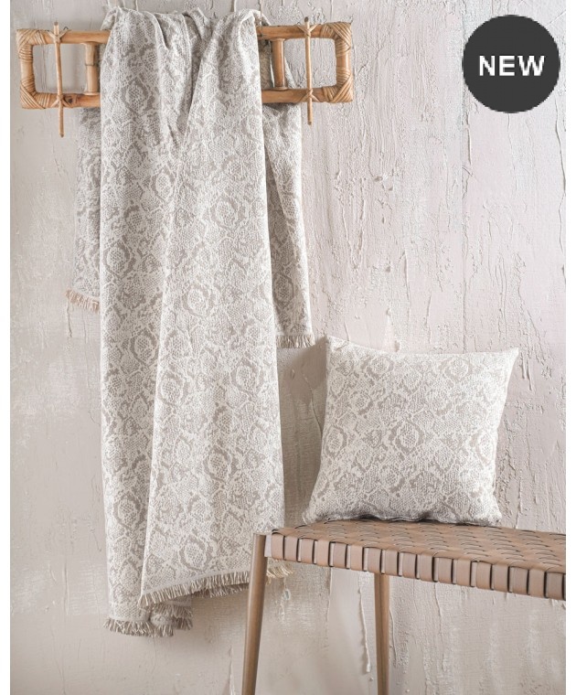 Ριχτάρι τετραθέσιου (180X330) SNAKE ΕΚΡΟΥ, RYTHMOS HOME 