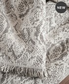 Ριχτάρι τετραθέσιου (180X330) SNAKE ΜΠΕΖ, RYTHMOS HOME 