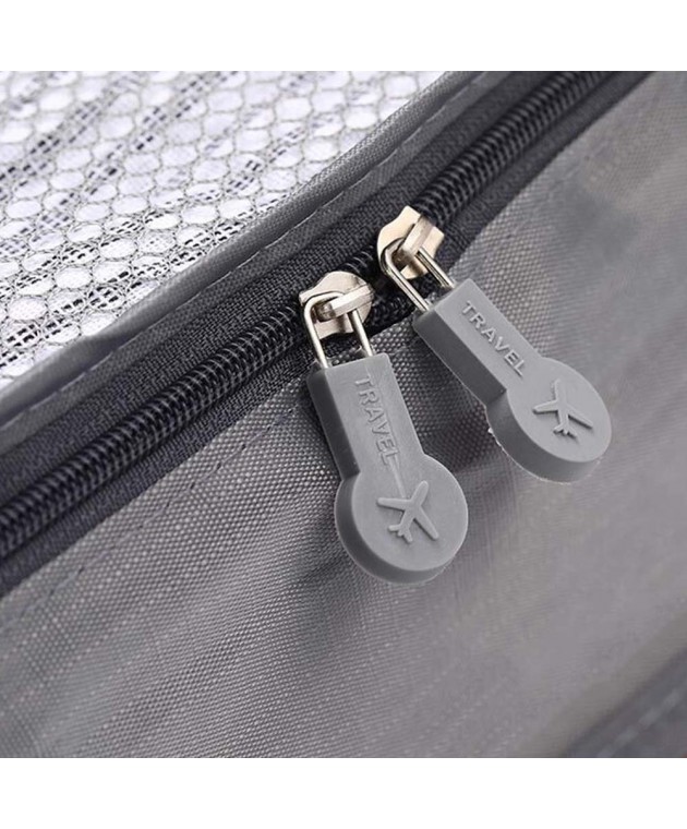 Τσάντες οργάνωσης βαλίτσας AMBER 6 τεμάχια Γκρι AM2002 Τσάντες Οργάνωσης