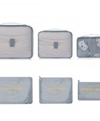 Τσάντες οργάνωσης βαλίτσας AMBER 6 τεμάχια Γκρι AM2002 Τσάντες Οργάνωσης