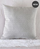 Διακοσμητική μαξιλαροθήκη (40Χ40) REEVES ΓΚΡΙ, RYTHMOS HOME 