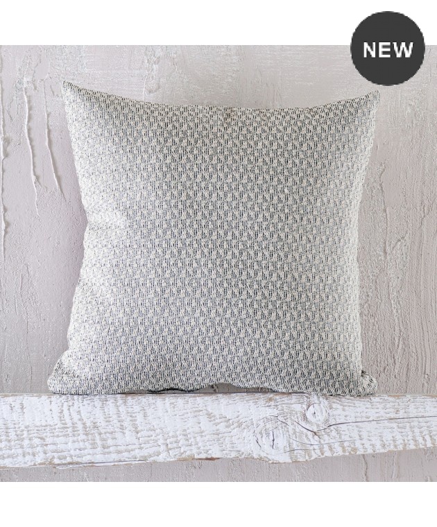 Διακοσμητική μαξιλαροθήκη (40Χ40) REEVES ΓΚΡΙ, RYTHMOS HOME 