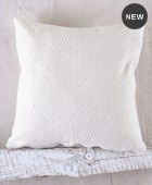 Διακοσμητική μαξιλαροθήκη (40Χ40) REEVES ΕΚΡΟΥ, RYTHMOS HOME 